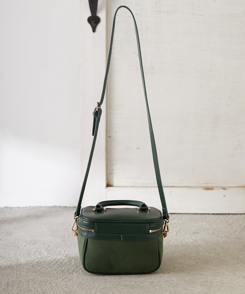 Birthday room(バースデイルーム)の「2wayバニティバッグ(ショルダーバッグ・レディース・ブラック/ブルー/グリーン・FREE)」の14枚目の写真