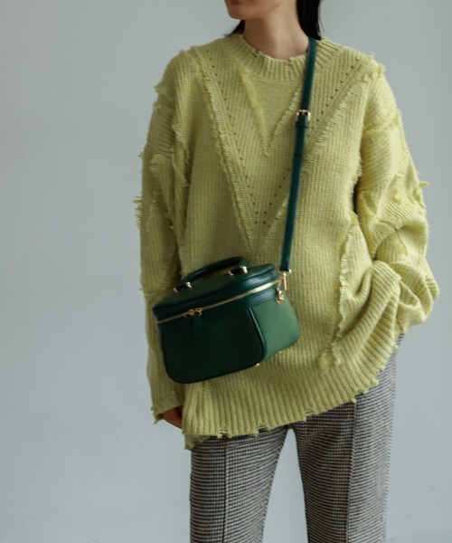 Birthday room(バースデイルーム)の「2wayバニティバッグ(ショルダーバッグ・レディース・ブラック/ブルー/グリーン・FREE)」の8枚目の写真