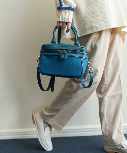 Birthday room(バースデイルーム)の「2wayバニティバッグ(ショルダーバッグ・レディース・ブラック/ブルー/グリーン・FREE)」の18枚目の写真