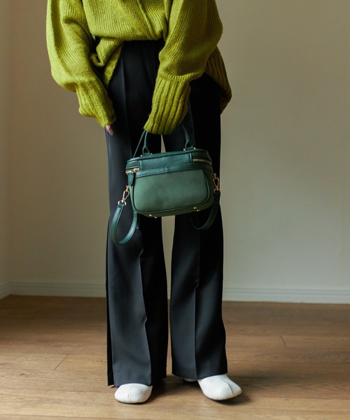 Birthday room(バースデイルーム)の「2wayバニティバッグ(ショルダーバッグ・レディース・ブラック/ブルー/グリーン・FREE)」の11枚目の写真