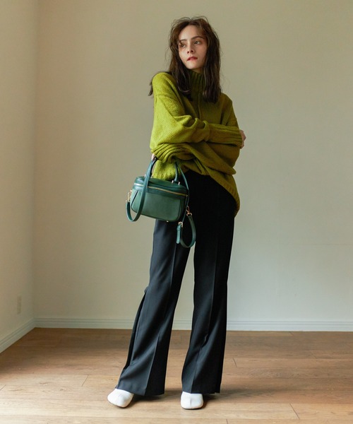 Birthday room(バースデイルーム)の「2wayバニティバッグ(ショルダーバッグ・レディース・ブラック/ブルー/グリーン・FREE)」の4枚目の写真