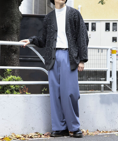 BeAMS DOT(ビームスドット)の「【WEB限定】BeAMS DOT / ジャカードニットカーディガン(カーディガン/ボレロ・メンズ・ベージュ/ブラック・MEDIUM/LARGE)」の13枚目の写真