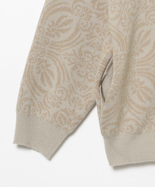 BeAMS DOT(ビームスドット)の「【WEB限定】BeAMS DOT / ジャカードニットカーディガン(カーディガン/ボレロ・メンズ・ベージュ/ブラック・MEDIUM/LARGE)」の19枚目の写真