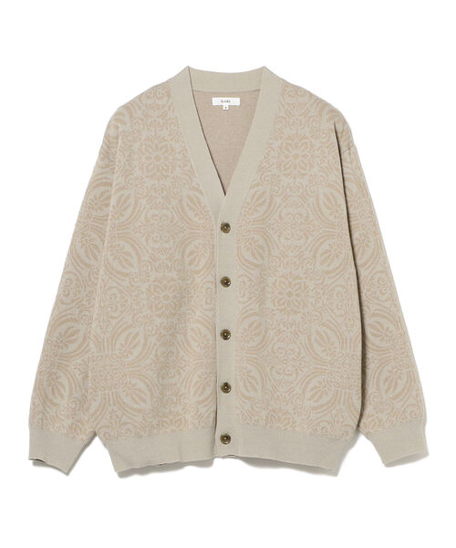 BeAMS DOT(ビームスドット)の「【WEB限定】BeAMS DOT / ジャカードニットカーディガン(カーディガン/ボレロ・メンズ・ベージュ/ブラック・MEDIUM/LARGE)」の22枚目の写真