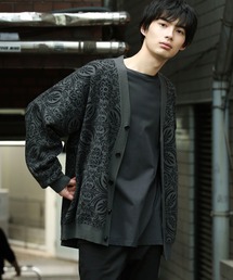BeAMS DOT | 【WEB限定】BeAMS DOT / ジャカードニットカーディガン(カーディガン/ボレロ)