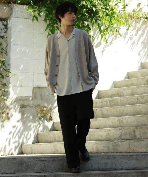 BeAMS DOT(ビームスドット)の「【WEB限定】BeAMS DOT / ジャカードニットカーディガン(カーディガン/ボレロ・メンズ・ベージュ/ブラック・MEDIUM/LARGE)」の10枚目の写真