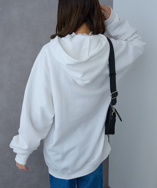 GILDAN（ギルダン）の「【GILDAN】8.0 oz ヘビーブレンド裏起毛スウェットフルジップパーカー 長袖無地フーディー ビッグシルエット GL18600 MURS（パーカー・メンズ・ホワイト/ネイビー/ブラック/グレー/ロイヤルブルー/ダークブラウン/バーガンディー/レッド/パープル/グリーン・M/S/L/XL/2XL）」の18枚目の写真