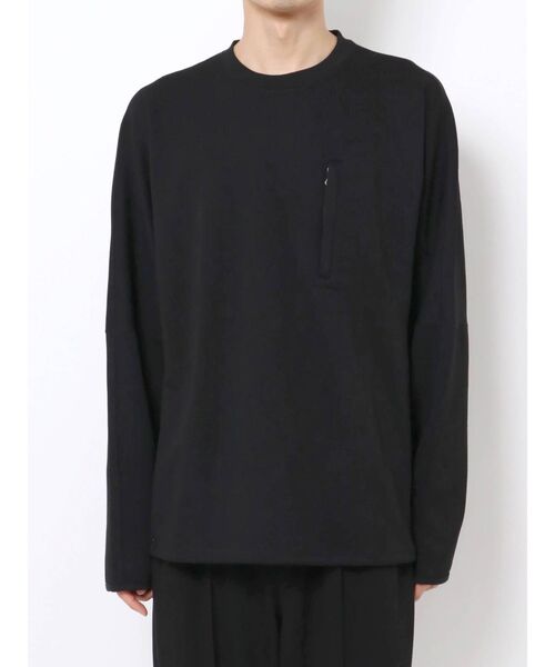 COTORICA（コトリカ）の「ダンボールスイッチプルオーバー（Tシャツ/カットソー・メンズ・ブラック/ブラウン・LARGE/MEDIUM）」の4枚目の写真