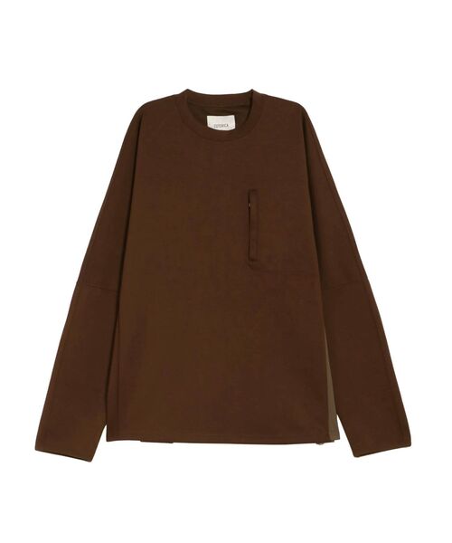 COTORICA（コトリカ）の「ダンボールスイッチプルオーバー（Tシャツ/カットソー・メンズ・ブラック/ブラウン・LARGE/MEDIUM）」の7枚目の写真
