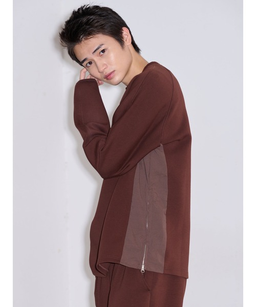 COTORICA（コトリカ）の「ダンボールスイッチプルオーバー（Tシャツ/カットソー・メンズ・ブラック/ブラウン・LARGE/MEDIUM）」の14枚目の写真