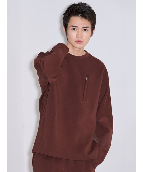 COTORICA（コトリカ）の「ダンボールスイッチプルオーバー（Tシャツ/カットソー・メンズ・ブラック/ブラウン・LARGE/MEDIUM）」の13枚目の写真