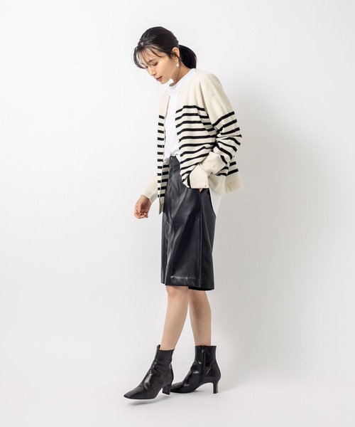 RIVE DROITE（リヴドロワ）の「秋にかけて大活躍する１枚　フェイクレザーハーフパンツ（その他パンツ・レディース・ブラック・FREE）」の14枚目の写真