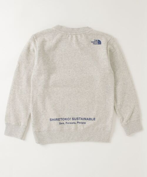 THE NORTH FACE（ザノースフェイス）の「ザ ノース フェイス THE NORTH FACE Shiretoko Toko Sweat Crew(シレトコトコスウェットクルー)（スウェット・キッズ・カーキ/ブラック/オフホワイト・130cm/140cm/150cm）」の5枚目の写真