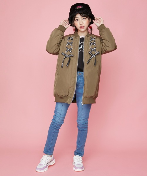 JENNI love（ジェニィラブ）の「エコファーバケットハット（ハット・キッズ・レオパード/その他/ブラック・54cm/56cm）」の7枚目の写真