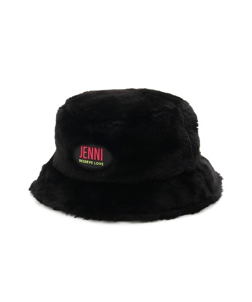 JENNI love（ジェニィラブ）の「エコファーバケットハット（ハット・キッズ・レオパード/その他/ブラック・54cm/56cm）」の8枚目の写真