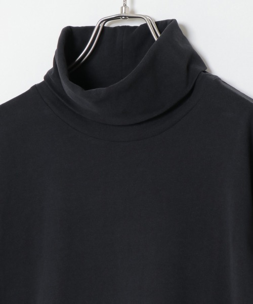 ikka（イッカ）の「抗菌USAコットンタートルネック（Tシャツ/カットソー・メンズ・ホワイト/ブラック/オリーブ・S/M/L/XL）」の8枚目の写真