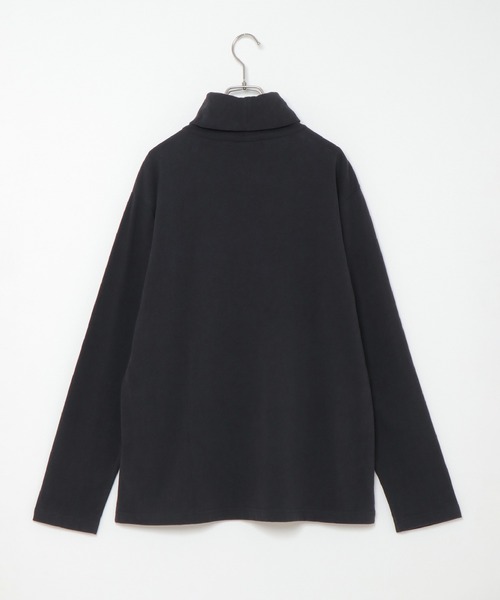 ikka（イッカ）の「抗菌USAコットンタートルネック（Tシャツ/カットソー・メンズ・ホワイト/ブラック/オリーブ・S/M/L/XL）」の4枚目の写真