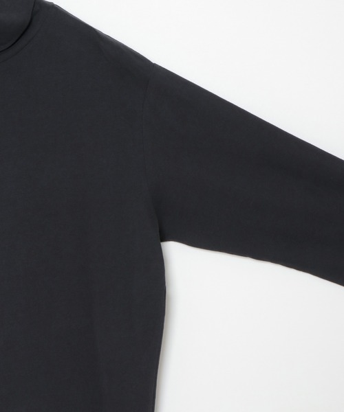 ikka（イッカ）の「抗菌USAコットンタートルネック（Tシャツ/カットソー・メンズ・ホワイト/ブラック/オリーブ・S/M/L/XL）」の5枚目の写真