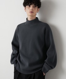 Anchor Smith | 【 軽量 × 抗ピリング × ウォッシャブル × 帯電防止 】7G捲縮ニット オーバーサイズ モックネックセーター(ニット/セーター)