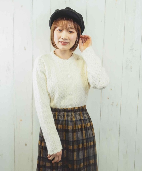 paravion（パラビオン）の「K/シンプルキャスケット（キャスケット・レディース・ブラック/ベージュ・ONESIZE）」の6枚目の写真