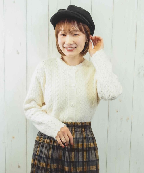 paravion（パラビオン）の「K/シンプルキャスケット（キャスケット・レディース・ブラック/ベージュ・ONESIZE）」の3枚目の写真