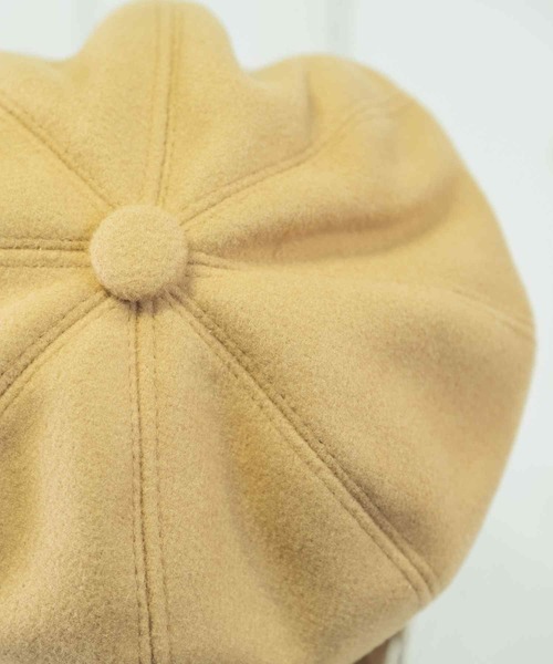 paravion（パラビオン）の「K/シンプルキャスケット（キャスケット・レディース・ブラック/ベージュ・ONESIZE）」の5枚目の写真