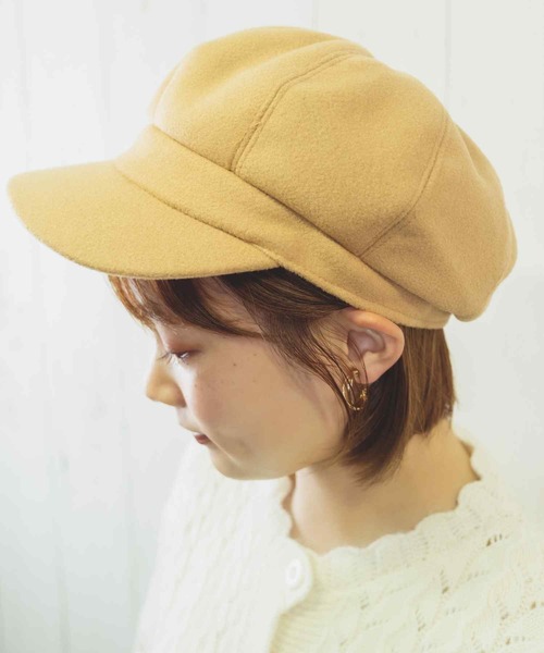 paravion（パラビオン）の「K/シンプルキャスケット（キャスケット・レディース・ブラック/ベージュ・ONESIZE）」の11枚目の写真