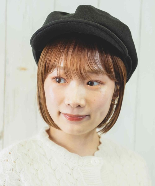 paravion（パラビオン）の「K/シンプルキャスケット（キャスケット・レディース・ブラック/ベージュ・ONESIZE）」の20枚目の写真