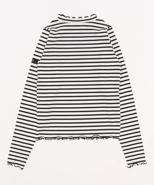 repipi armario（レピピ アルマリオ）の「テレコプチハイメロウTシャツ（Tシャツ/カットソー・キッズ・ブラック/ブラック系その他/アイボリー・SMALL/MEDIUM/LARGE）」の22枚目の写真