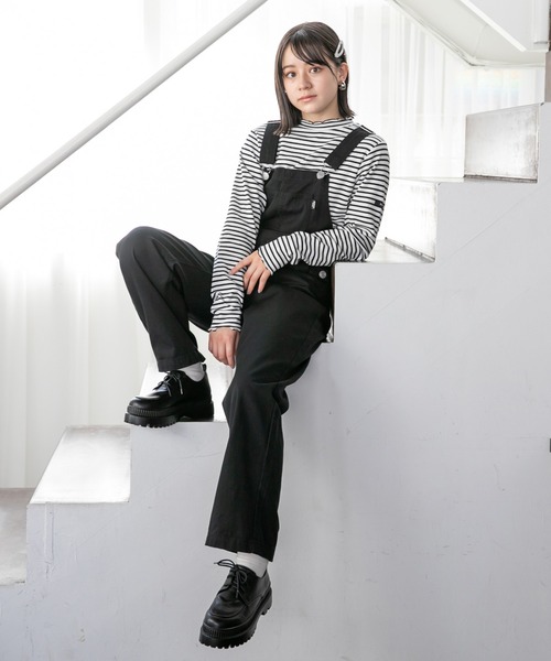 repipi armario（レピピ アルマリオ）の「テレコプチハイメロウTシャツ（Tシャツ/カットソー・キッズ・ブラック/ブラック系その他/アイボリー・SMALL/MEDIUM/LARGE）」の12枚目の写真