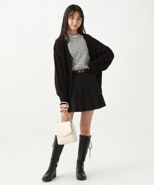 repipi armario（レピピ アルマリオ）の「テレコプチハイメロウTシャツ（Tシャツ/カットソー・キッズ・ブラック/ブラック系その他/アイボリー・SMALL/MEDIUM/LARGE）」の20枚目の写真