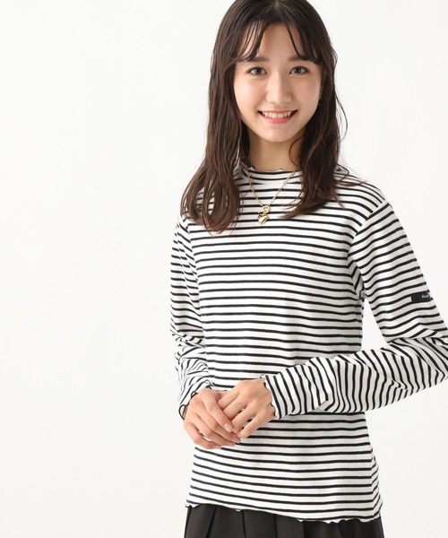 repipi armario（レピピ アルマリオ）の「テレコプチハイメロウTシャツ（Tシャツ/カットソー・キッズ・ブラック/ブラック系その他/アイボリー・SMALL/MEDIUM/LARGE）」の9枚目の写真