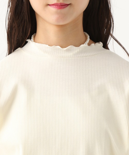 repipi armario（レピピ アルマリオ）の「テレコプチハイメロウTシャツ（Tシャツ/カットソー・キッズ・ブラック/ブラック系その他/アイボリー・SMALL/MEDIUM/LARGE）」の13枚目の写真