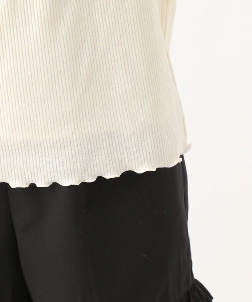 repipi armario（レピピ アルマリオ）の「テレコプチハイメロウTシャツ（Tシャツ/カットソー・キッズ・ブラック/ブラック系その他/アイボリー・SMALL/MEDIUM/LARGE）」の21枚目の写真