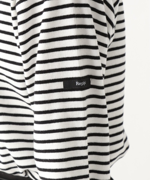repipi armario（レピピ アルマリオ）の「テレコプチハイメロウTシャツ（Tシャツ/カットソー・キッズ・ブラック/ブラック系その他/アイボリー・SMALL/MEDIUM/LARGE）」の14枚目の写真