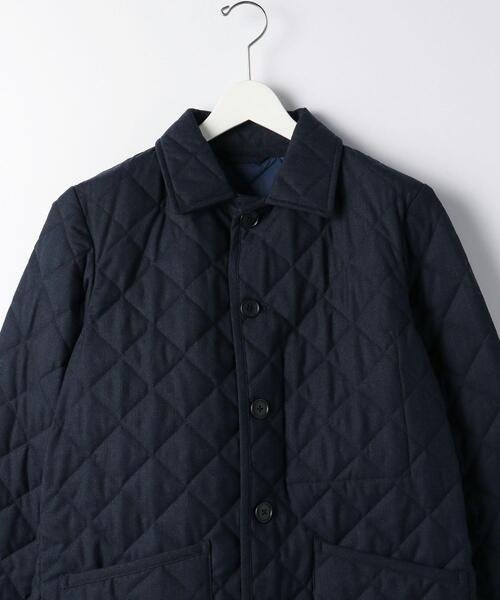green label relaxing（グリーンレーベルリラクシング）の「TWサキソニー キルトコート -撥水・保温-（その他アウター・メンズ・ネイビー/ダークグレー・S/M/L/XL）」の13枚目の写真
