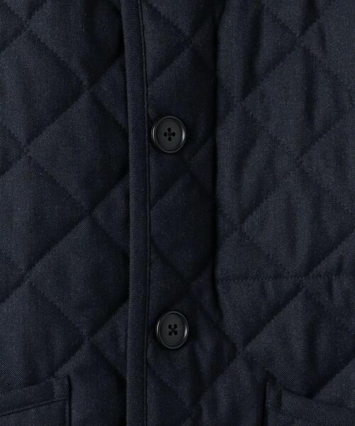 green label relaxing（グリーンレーベルリラクシング）の「TWサキソニー キルトコート -撥水・保温-（その他アウター・メンズ・ネイビー/ダークグレー・S/M/L/XL）」の6枚目の写真