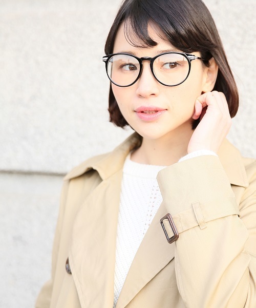 LEPSIM（レプシィム）の「ダテメガネSS　558187（メガネ・レディース・ブラック/ブラウン/キャメル・FREE）」の5枚目の写真