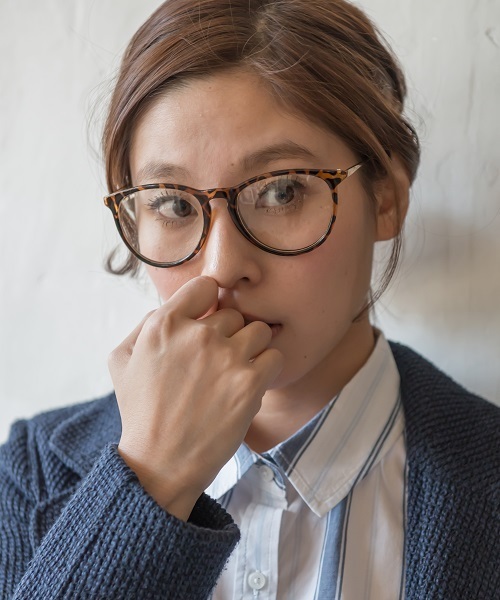 LEPSIM（レプシィム）の「ダテメガネSS　558187（メガネ・レディース・ブラック/ブラウン/キャメル・FREE）」の7枚目の写真