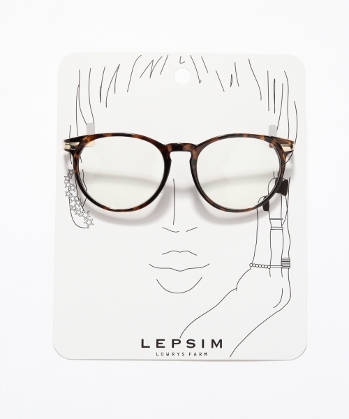 LEPSIM（レプシィム）の「ダテメガネSS　558187（メガネ・レディース・ブラック/ブラウン/キャメル・FREE）」の17枚目の写真