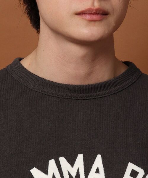 DRESSTERIOR（ドレステリア）の「◆DUBBLE WORKS フロッキープリント トレーナー（スウェット・メンズ・グレー系その他2/ホワイト系1・94/91/92）」の11枚目の写真