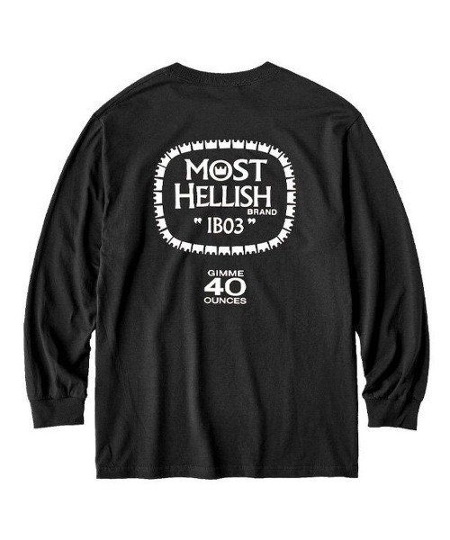 INTERBREED（インターブリード）の「【INTERBREED/インターブリード】Drunker LS Tee（Tシャツ/カットソー・メンズ・ブラック・LARGE）」の5枚目の写真