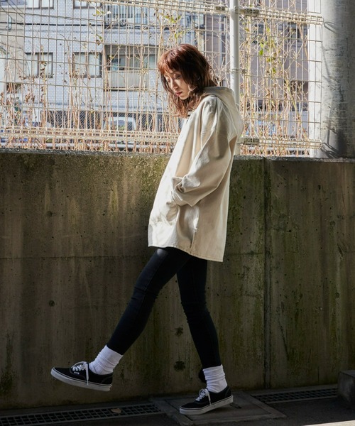 Auntie Rosa Holiday（アンティローザホリデー）の「デニムメキシカンパーカー（パーカー・レディース・アイボリー/ブルー・FREE）」の5枚目の写真