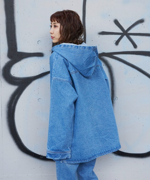 Auntie Rosa Holiday（アンティローザホリデー）の「デニムメキシカンパーカー（パーカー・レディース・アイボリー/ブルー・FREE）」の22枚目の写真