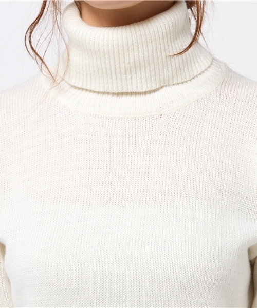 Chico（チコ）の「タートルニット長袖PO（ニット/セーター・レディース・サーモンピンク/グレー/ブラック/ホワイト・FREE）」の9枚目の写真