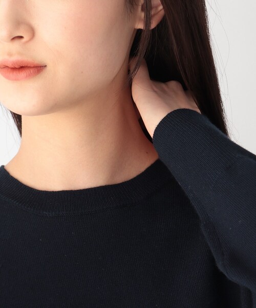 OPAQUE.CLIP（オペークドットクリップ）の「◆3way レイヤードスリットデザインニット【WEB限定カラー・サイズ】（その他トップス・レディース・ブラック/ネイビー/グリーン/グレー/ダークブラウン系7/ベージュ・34/42/40/36/38）」の17枚目の写真