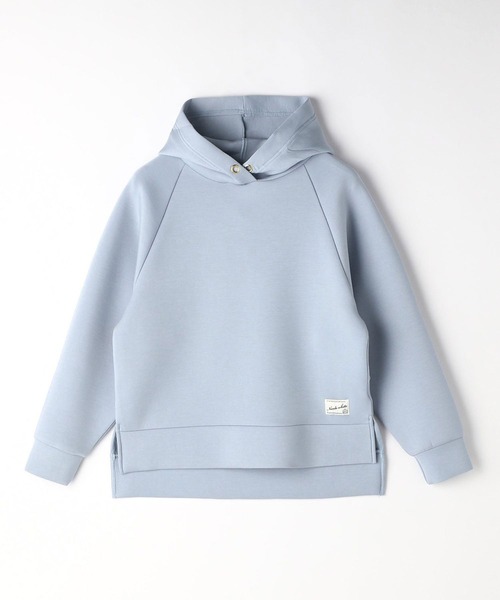 NICOLE white（ニコルホワイト）の「ダンボールフードプルオーバー（パーカー・レディース・ブラック/オフホワイト/サックスブルー・FREE）」の9枚目の写真