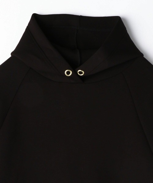 NICOLE white（ニコルホワイト）の「ダンボールフードプルオーバー（パーカー・レディース・ブラック/オフホワイト/サックスブルー・FREE）」の16枚目の写真