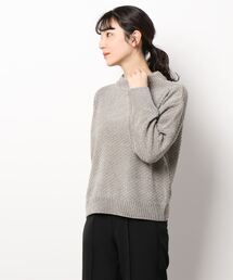 Samansa Mos2 blue | モールニット(ニット/セーター)