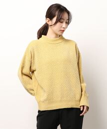 Samansa Mos2 blue | モールニット(ニット/セーター)